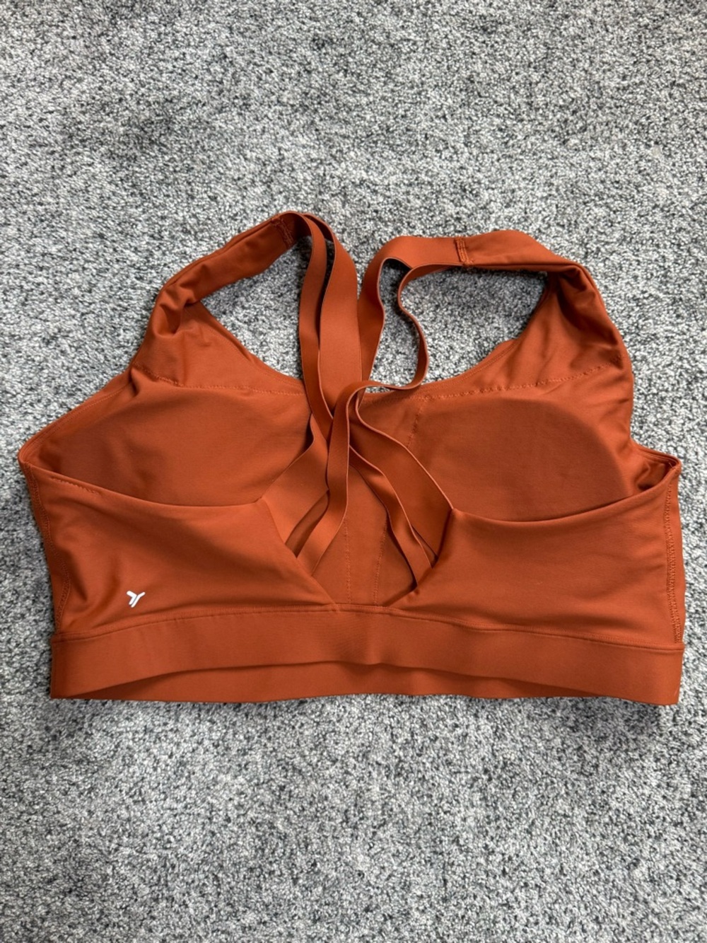 Old Navy Rust-Brown Racerback Sports Bra - Picture 4 of 5